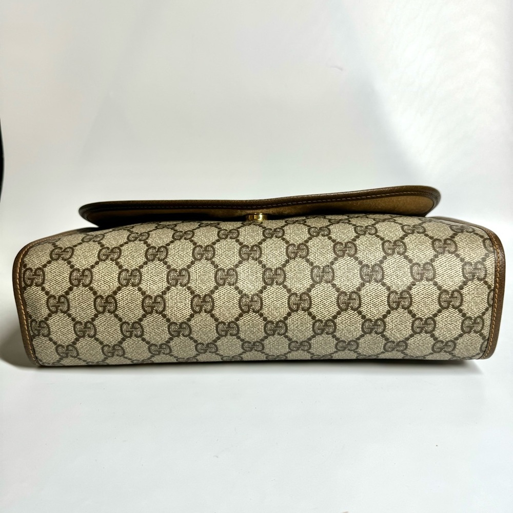 🔴SOLD🔴Gucci Large Ophidia Sherry Line Supreme GG Monogram Clutch - Picture 13 of 15